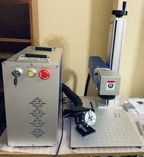Laser Fibra Macchina per Incisioni 50w Max Marcatore + Accessori e Rotativo