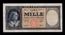 ITALY 1000 LIRE 1959 P-88c VF