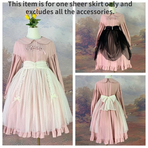 Sottoveste gonna lolita pizzo - sottoveste,