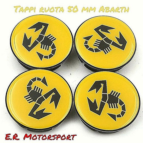 Set tappi ruota abarth - tappi,