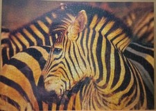 MAGNIFICO LOTTO 3 PUZZLE COLOSSEO - ZEBRE- VELIERO AL TRAMONTO mis 50x70cm circa