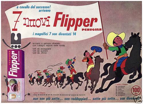 Pubblicita 1963 flipper - pubblicita',