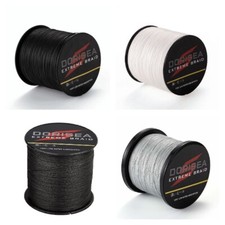 Dorisea 100M-1000M 6LB-500LB Nero bianco grigio pe Dyneema Trecciati Pesca lenza