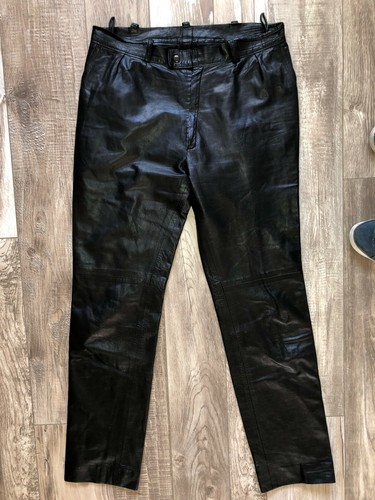 Pantaloni pelle nera - in, molto