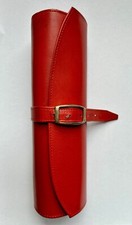 ROTOLO PORTAGIOIE IN PELLE ORIGINAL 1980's  AUTHENTIC