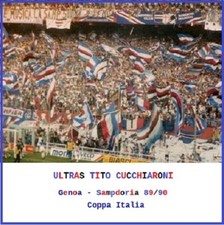 CD TIFO CURVA SUD SAMPDORIA ULTRAS TITO 89/90 - SAMPDORIA SUPPORTERS CD SONGS 