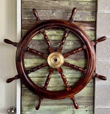 Ruota nave in legno stile