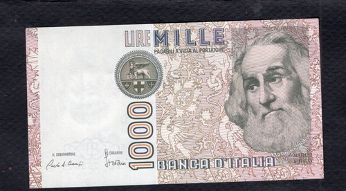Italie 1000 lire - lire, marco