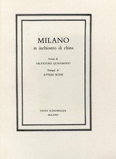 QUASIMODO Salvatore (Modica 1901 - Napoli 1968), Milano in inchiostro di china