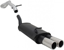 Terminale di Scarico Sportivo NOVUS 2x76 per VOLKSWAGEN Golf 4 (1J)