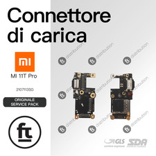 XIAOMI CONNETTORE RICARICA MI 11T PRO 2107113SG ORIGINALE SERVICE MICROFONO DOCK