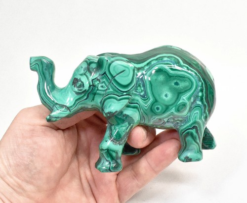 Elefante malachite lucido - malachite,