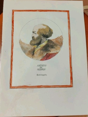 Bella incisione acquarellata