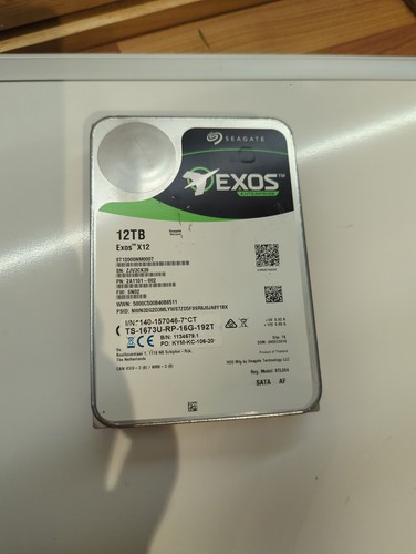 Seagate exos x12 7200 - exos, tb