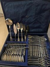 servizio da tavola x 12 Calderoni - argento 800 - con custodia originale