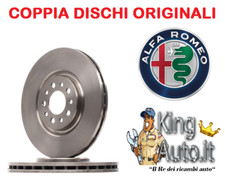 KIT COPPIA DISCHI FRENO ORIGINALI ALFA ROMEO 159 BRERA SPIDER 2.2 3.2 JTS