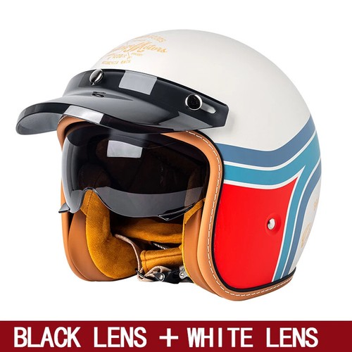 Nuovo retro mezzo casco - retro, moto