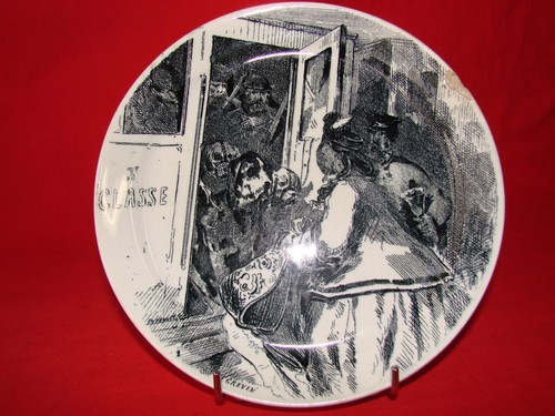 Antica piatto dessert - antica, ceramica
