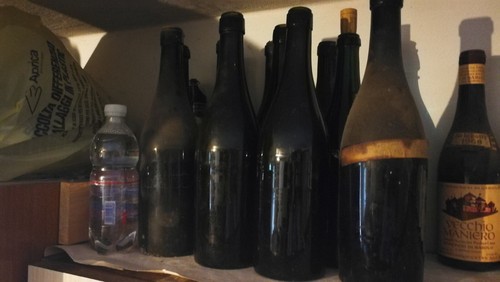 Bottiglie vino sfuse vecchie - sfuse,