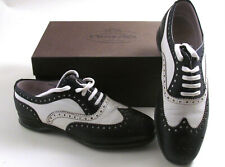 SCARPE UOMO CHURCH'S TG. 6,5 ITA 40,5 BICOLORE BIANCA BLU -  100% ORIGINALI