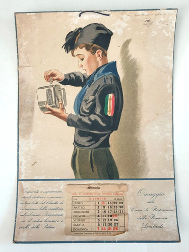 Calendario fascista dudovich - calendario,