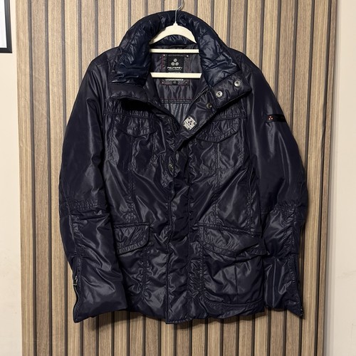 Cappotto uomo peuterey blu - cappotto,