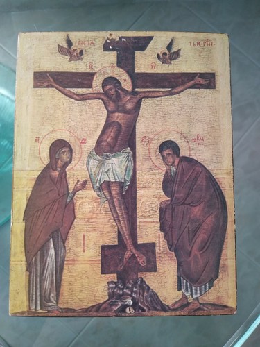 Icona russa crocifissione - icona,