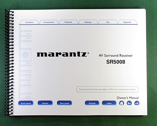 Marantz sr5008 manuale - sr5008,