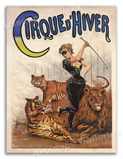 Poster circo stile vintage
