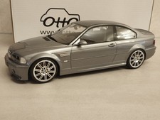 BMW M3 CSL e46 grigio argento