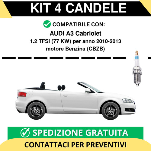 Kit candele per audi a3 - kit,