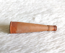Vintage Ceramica Fatta a Mano Pittura Terracotta Pipa Non Usato Chillum Old