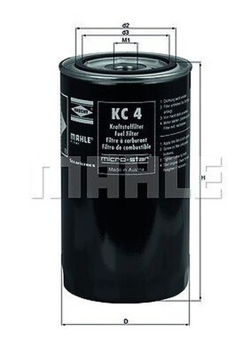 Filtro carburante knecht - carburante,