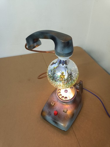 Telefono lampada vintage - telefono,