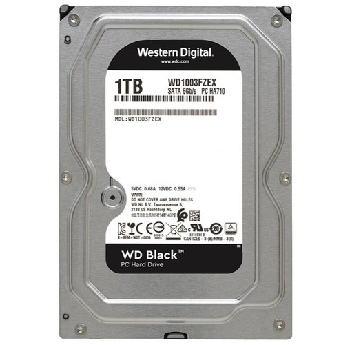 Western digital black tb - black, 1