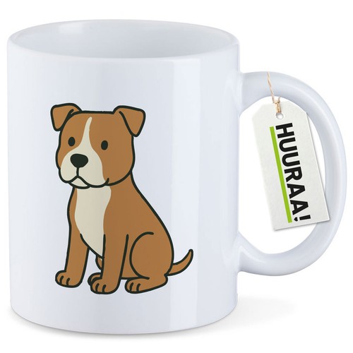 Tazza caffè american pit bull - tazza,