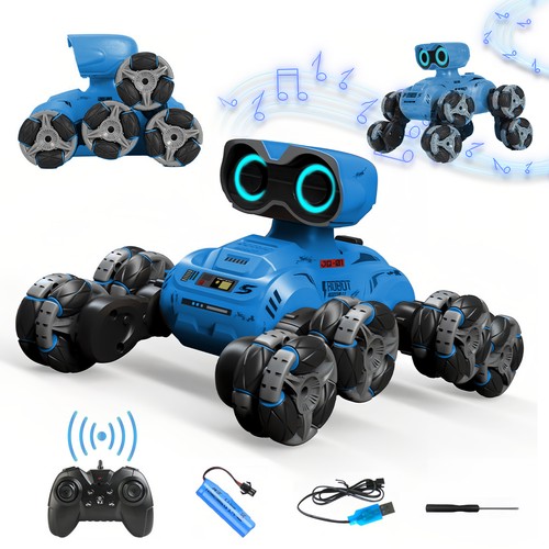 Robot toys ruote telecomando - toys, 8
