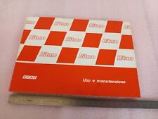 manuale uso manutenzione