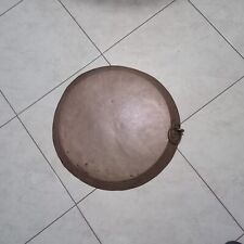N°1 antica teglia in rame,interno stagnato,con anello in ferro
