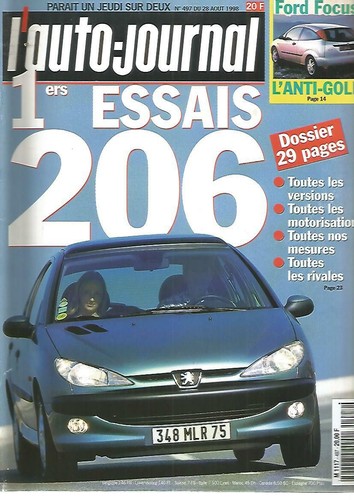 Auto journal 497 dossier - l'auto,