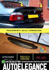 🔥1123 SPOILER PER BMW SERIE 5 E39 95-03 LOOK M5 CSL NERO LUCIDO BAGAGLIAIO🔥