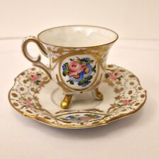 Tazzina con piattino decorati