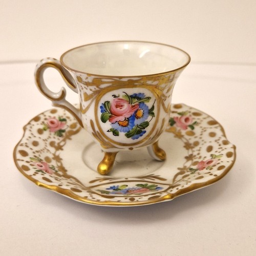 Tazzina con piattino decorati