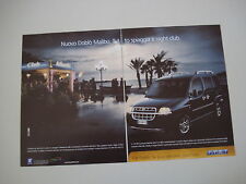 advertising Pubblicità 2002 FIAT DOBLO' MALIBU