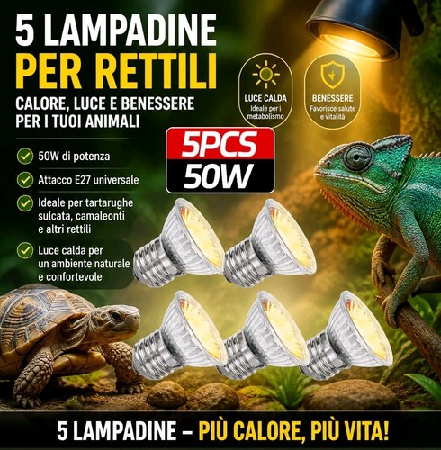 Lampade riscaldanti rettili - lampade,