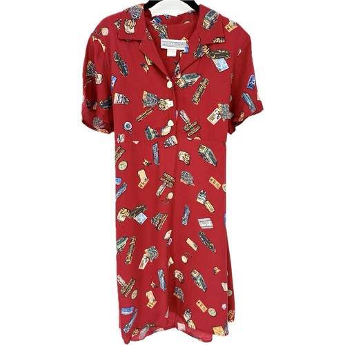 Abito midi retrò vintage - , pin
