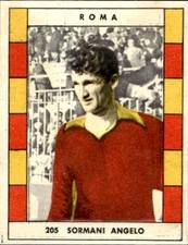 figurina calciatori imperia 1963/64 # 205 SORMANI ANGELO ROMA