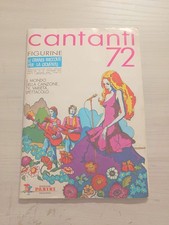 Album Figurine PANINI CANTANTI 1972 COMPLETO +Scheda originale