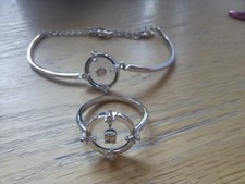 Set bracciale e anello donna