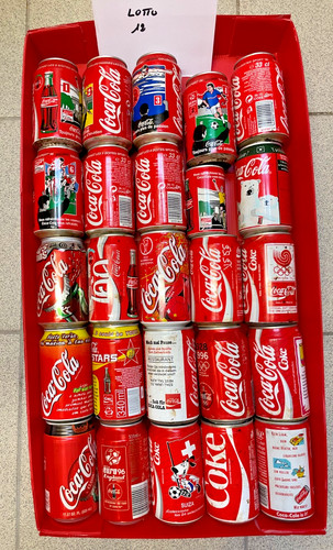Lotto lattine coca cola - lotto, 25